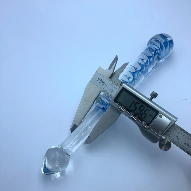Glass Double Ended Dildo 8 Inch Size Diameter