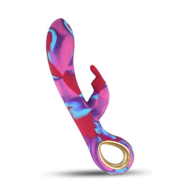 Gold Plating Rainbow Rabbit Vibrator Female Sex Toy