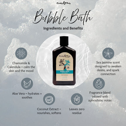 EB Hemp Seed Bubble Bath Sea Jasmine - 250ml Bottle