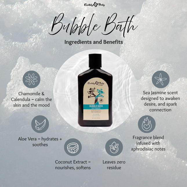 EB Hemp Seed Bubble Bath Sea Jasmine - 250ml Bottle