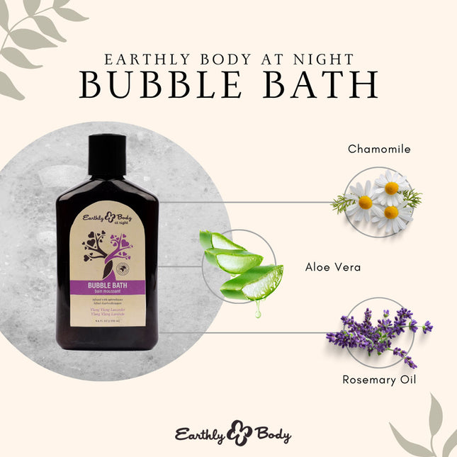EB Hemp Seed Bubble Bath Ylang Ylang Lavender - 250ml Bottle