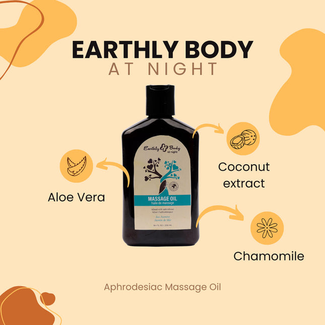 EB Hemp Seed Massage Oil Sea Jasmine - 60ml Bottle