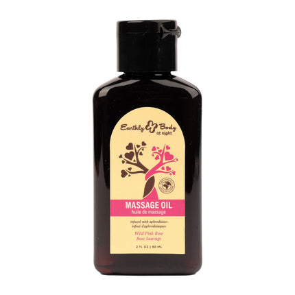 EB Hemp Seed Massage Oil Wild Pink Rose - 60ml Bottle