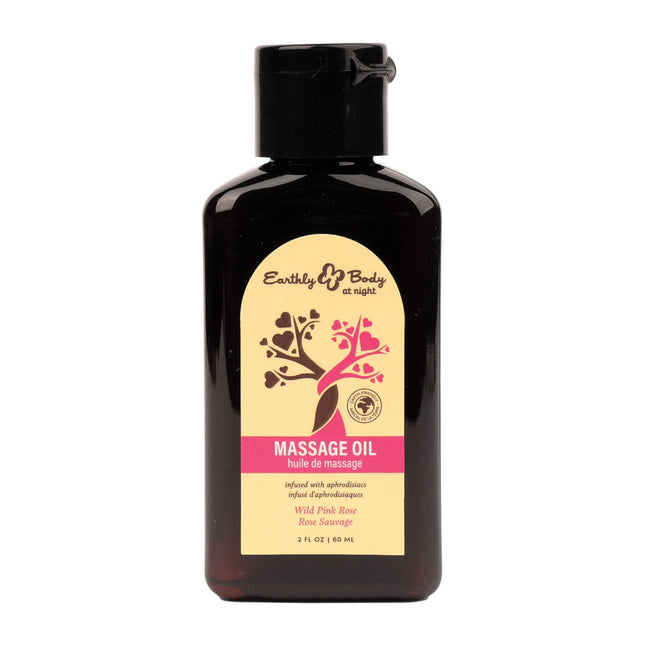 EB Hemp Seed Massage Oil Wild Pink Rose - 60ml Bottle