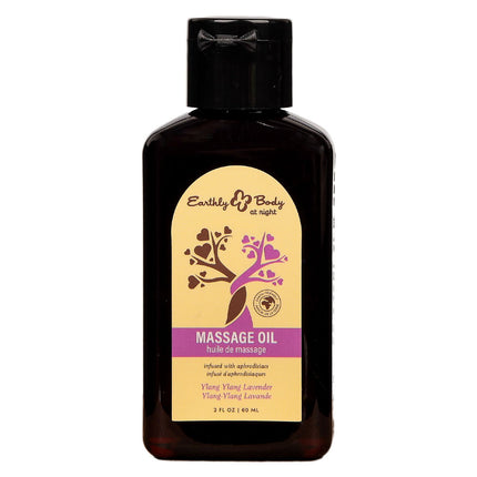 EB Hemp Seed Massage Oil Ylang Ylang Lavender - 60ml Bottle