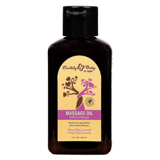EB Hemp Seed Massage Oil Ylang Ylang Lavender - 60ml Bottle