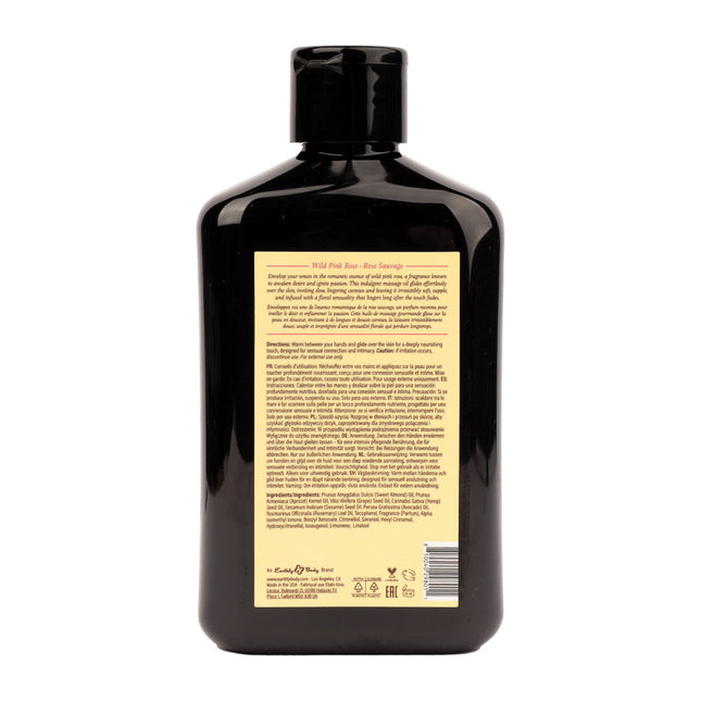 EB Hemp Seed Massage Oil Wild Pink Rose - 250ml Bottle