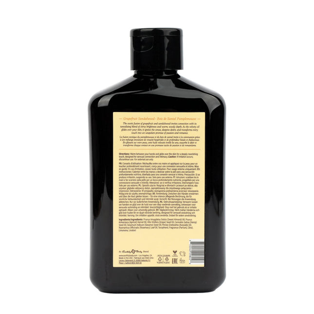 EB Hemp Seed Massage Oil Grapefruit Sandalwood - 250ml