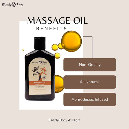 EB Hemp Seed Massage Oil Grapefruit Sandalwood - 250ml
