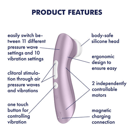 How to use product Features of Satisfyer Pro 2 Plus clit stimulator