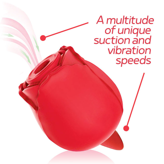 Wild Rose Sucking & Licking Rose Vibrator