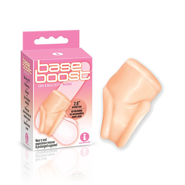 The 9's Base Boost Flesh Cock & Ball Sleeve