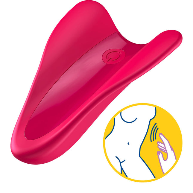 Satisfyer High Fly Red Finger Vibrator