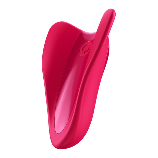 Satisfyer High Fly Red Finger Vibrator Front View