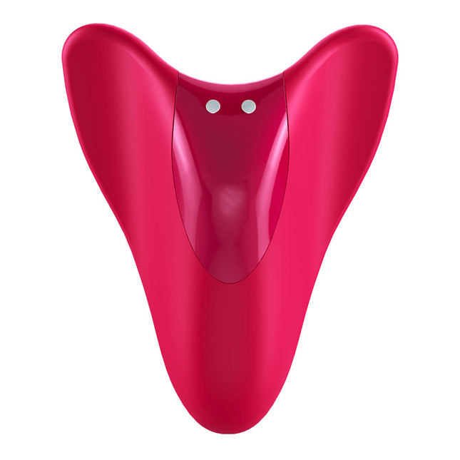 Satisfyer High Fly Red Finger Vibrator Rear View
