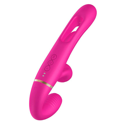 Adam & Eve ORGAZ-OHH-MATIC - Pink 23.5 cm Strapless Strap-On with Remote