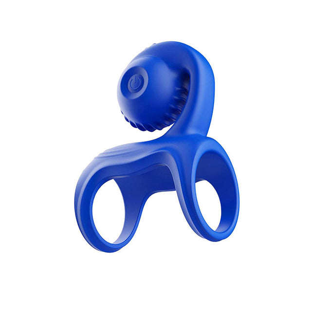 Adam & Eve ROCKIN & ROLLIN SNAIL - Blue Vibrating Couples Cage