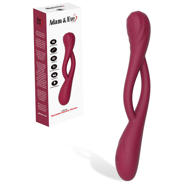 Adam & Eve INFINITY Red Bendable Vibrator