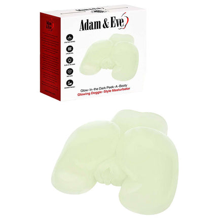 Adam & Eve GLOW IN THE DARK PEEK-A-BOOTY - Doggy Style Mini Masturbator