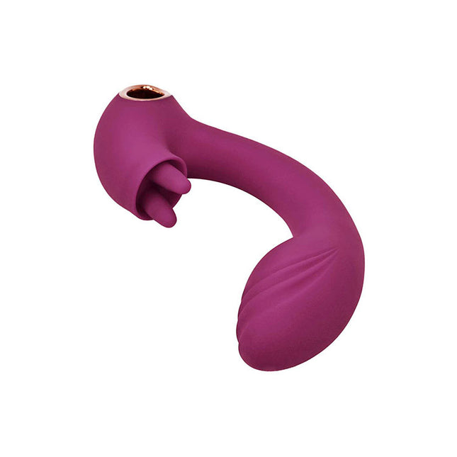 Adam & Eve Rose Gold 8.6" Clit Tickler Rabbit Vibrator