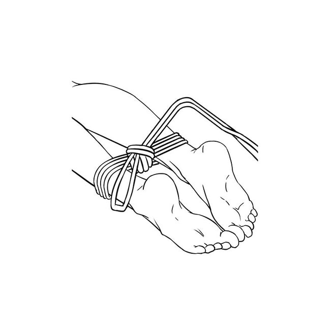 Adam & Eve BONDAGE ROPE - 4.5 metre (15 feet) - Black