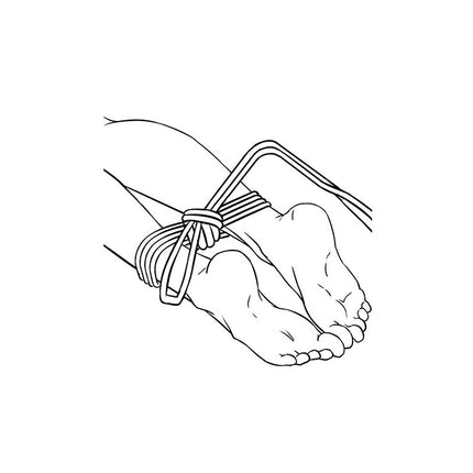 Adam & Eve BONDAGE ROPE - 9 metre (30 feet) - Black