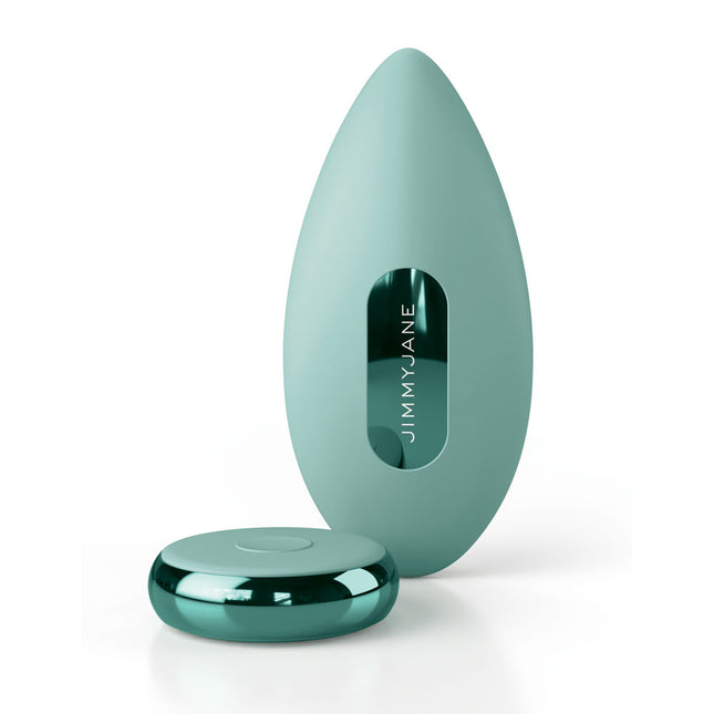 JimmyJane Ascend 3 - Teal 9 cm USB Rechargeable Stimulator with Wireless Remote