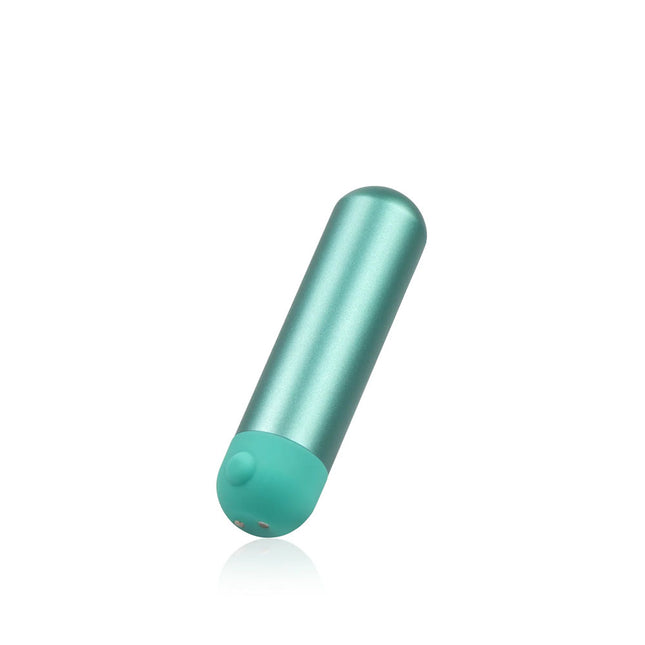 JimmyJane Mini Chroma Teal 7.8cm Bullet Vibrator with Wireless Remote
