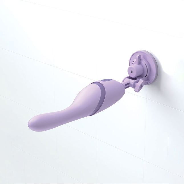 JimmyJane Hello Bang Purple Thrusting Vibrator Stand