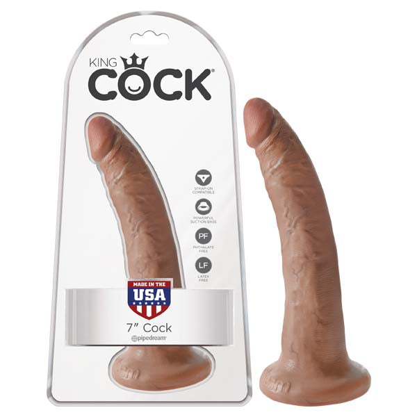 King Cock Tan 7'' Realistic Dildo