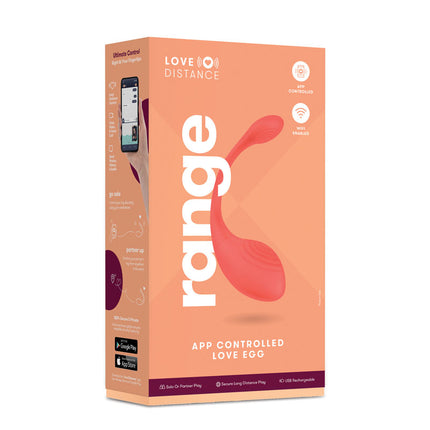 Love Distance Range Coral Love Egg Vibrator App Controlled
