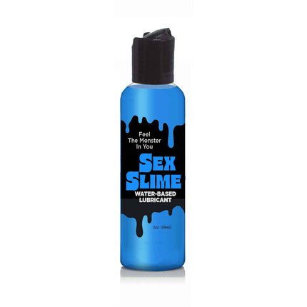 Sex Slime Blue Water Based Lubricant - 60ml Bottle