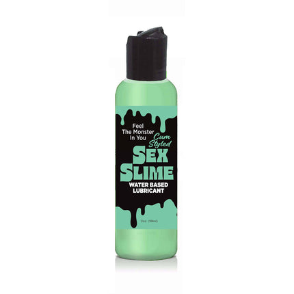 Sex Slime Green Cum Style Water Based Lubricant - 60ml Bottle