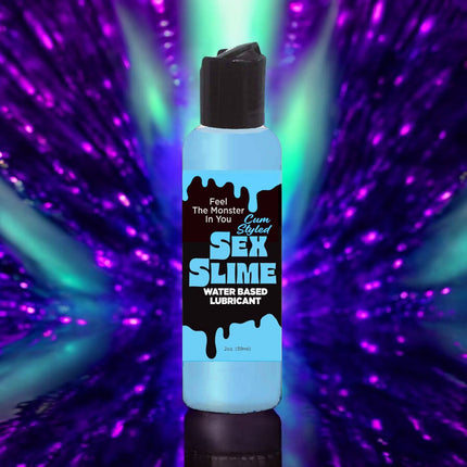 Sex Slime Blue Cum Styled Water Based Lubricant - 120ml Bottle