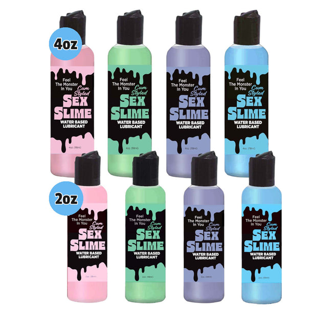 Sex Slime Purple Cum Style Water Based Lubricant - 120ml Bottle
