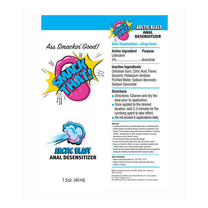 Smack That! Arctic Blast Cooling Anal Desensitiser - 44 ml Tube