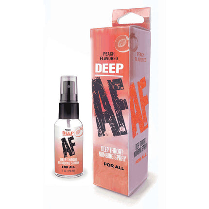 Deep AF Peach Flavoured Deep Throat Spray - 29ml