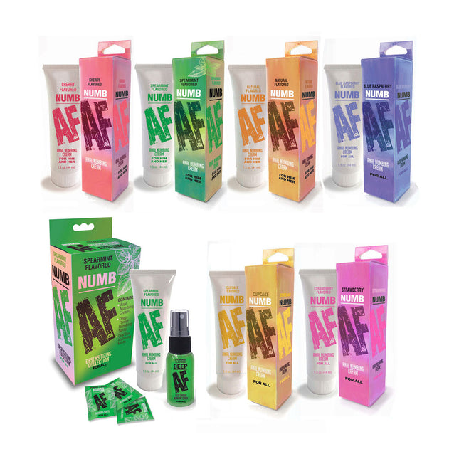 Numb AF Blue Raspberry Anal Numbing Cream 44ml Flavours