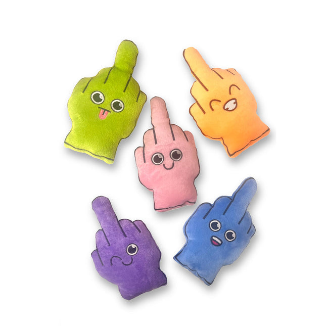 Bag Of Fucks I Have To Give Mini Fuzzy FU Plushy Pillows - Set of 5