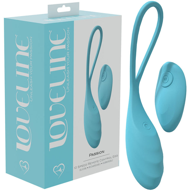 Loveline Passion Blue Vibrating Egg