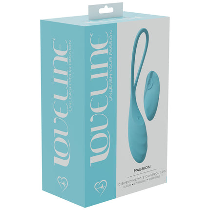 Loveline Passion Blue Vibrating Egg Silicone