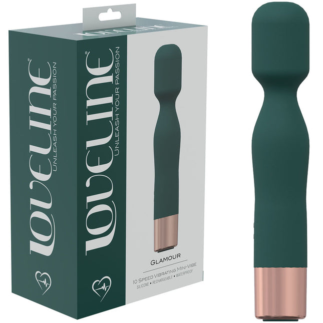 LOVELINE Glamour Green Rechargeable Massage Wand