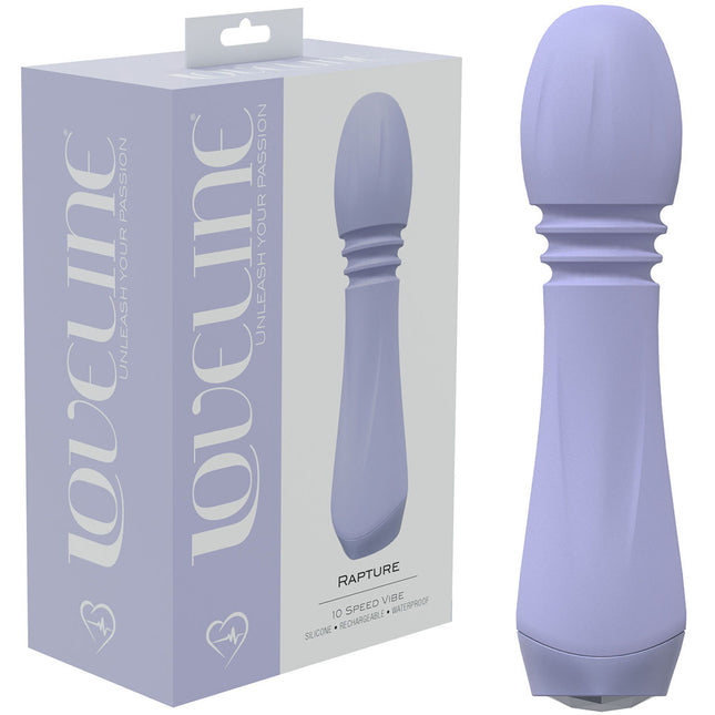 LOVELINE Rapture - Lavender 13.5cm USB Rechargeable Massage Wand