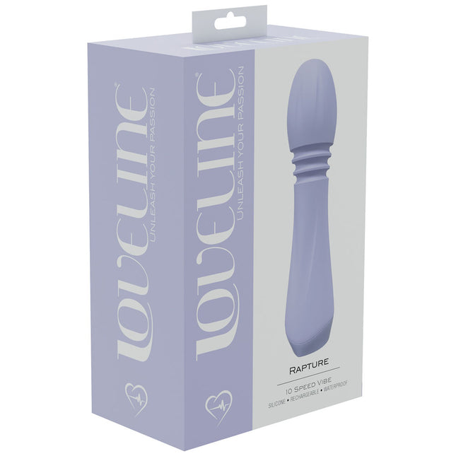 LOVELINE Rapture - Lavender 13.5cm USB Rechargeable Massage Wand