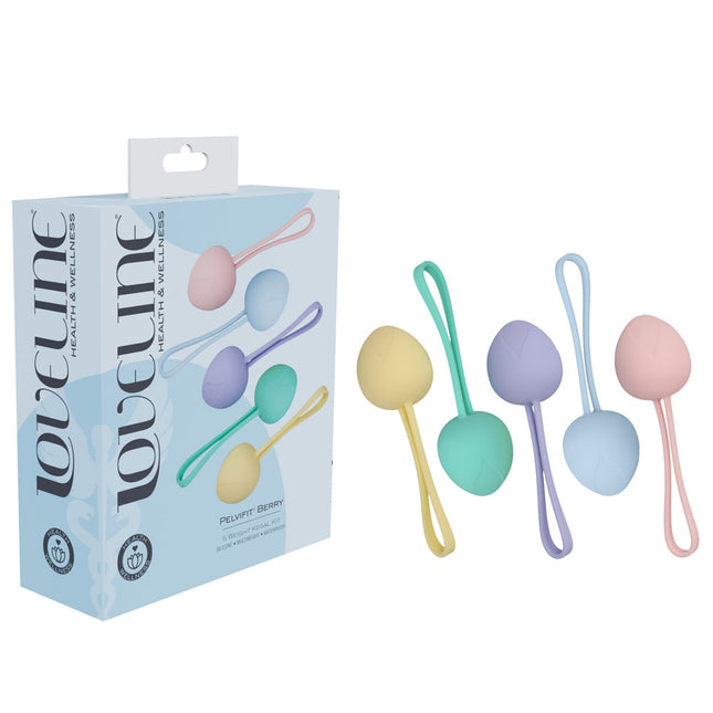 LOVELINE PelviFit Berry - Coloured Kegel Kit (Set of 5 Sizes)