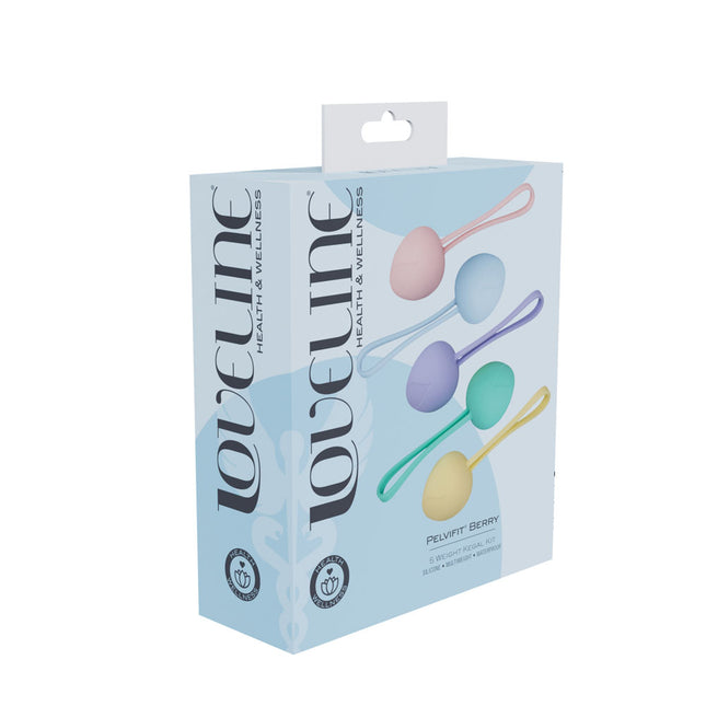 LOVELINE PelviFit Berry - Coloured Kegel Kit (Set of 5 Sizes)