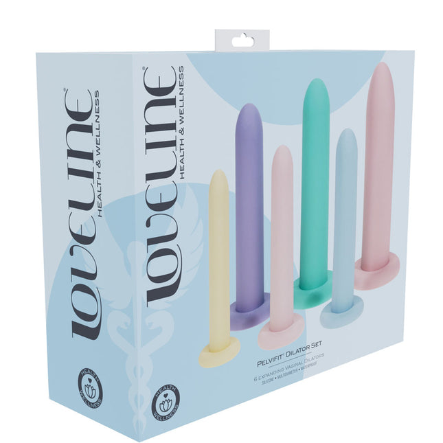 LOVELINE PelviFit Expanding Vaginal Dilators - Coloured (Set of 6)