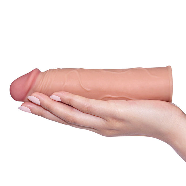 Pleasure X-Tender - Flesh 1 Inch Penis Extension Sleeve