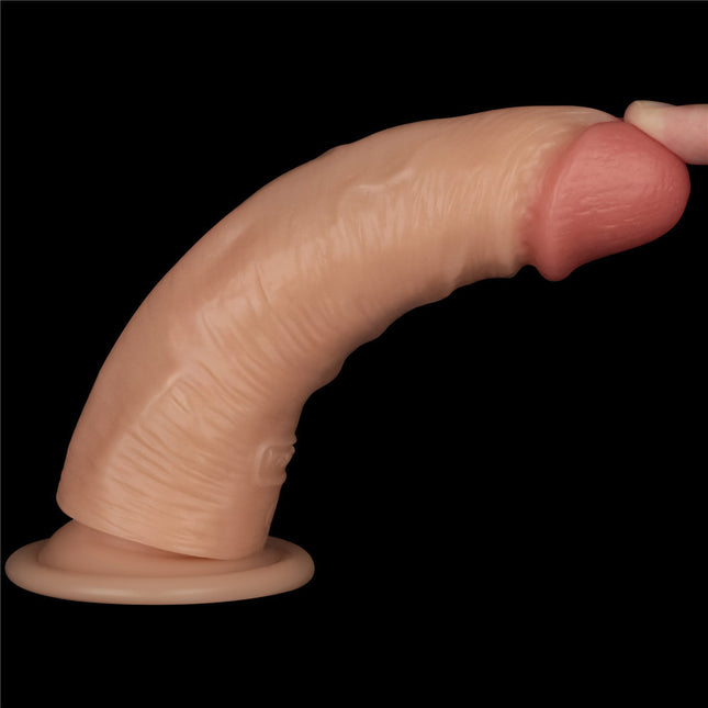 7 Inch Power Basics Flesh Vibrating Dildo