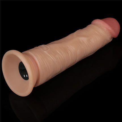7 Inch Power Basics Flesh Vibrating Dildo
